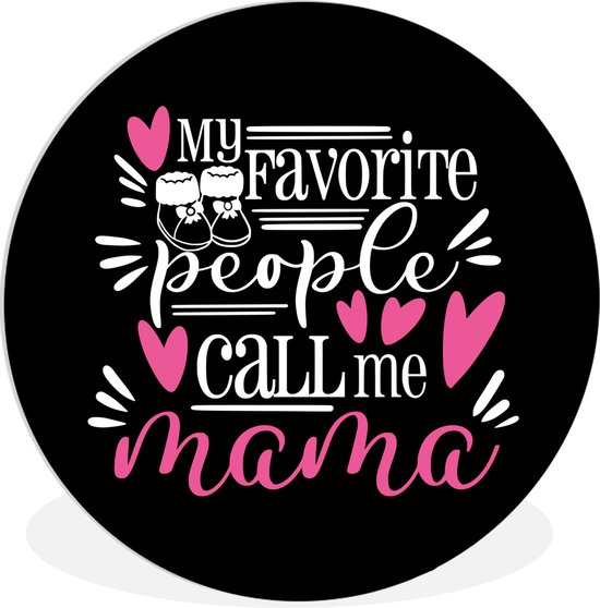 Citation De La Fete Des Meres La Vie De Mom Est La Meilleure Vie Avec Un Fond Noir Bol Com