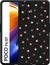 Xiaomi Poco F4 GT Hoesje Zwart Stars - Designed by Cazy