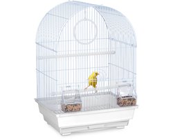 vogelkooi binnen met voerbak en accessoires- 49,5x34,5x31 cm
