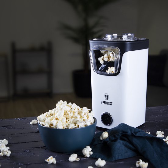 Princess Popcornmachine 292986 - Popcornmaker - Klaar in 2 minuten - zonder olie - 1100W - Met navulopening — afbeelding 2