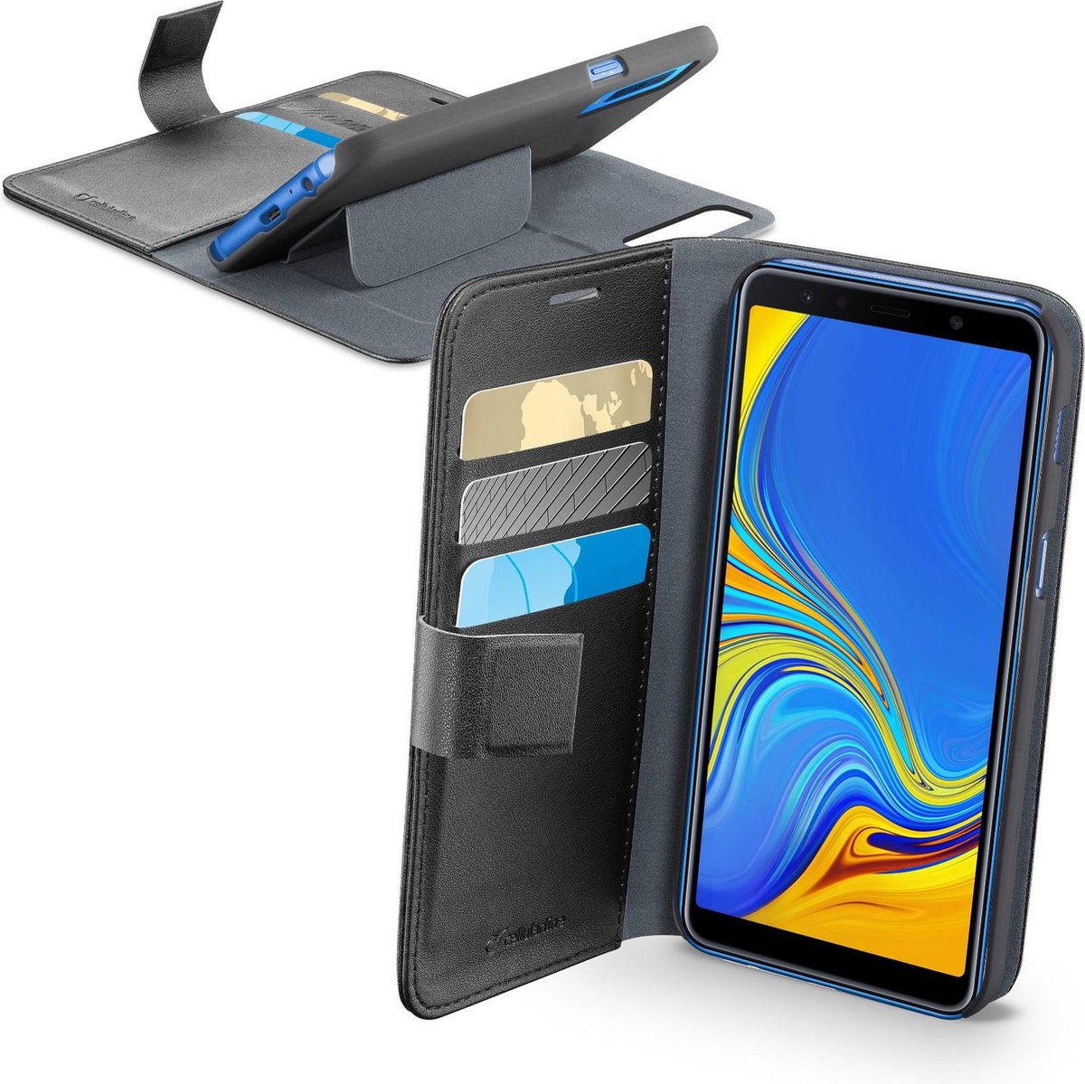 Cellularline Bookaggala72018K Booklet Galaxy A7 Zwart