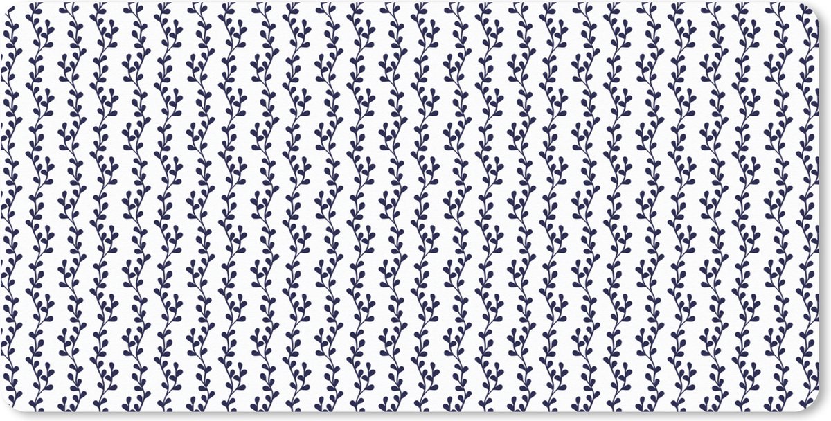 Muismat XXL 80x40 cm - Bureau onderlegger - Bureau mat Patronen - Zee - Planten - Bureaumat - Gaming mousepad xl - Bureaulegger groot - Computer deskmat