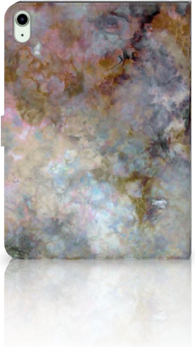iPad Air (2020/2022) 10.9 inch Leuk Tablet hoesje Marmer Grijs