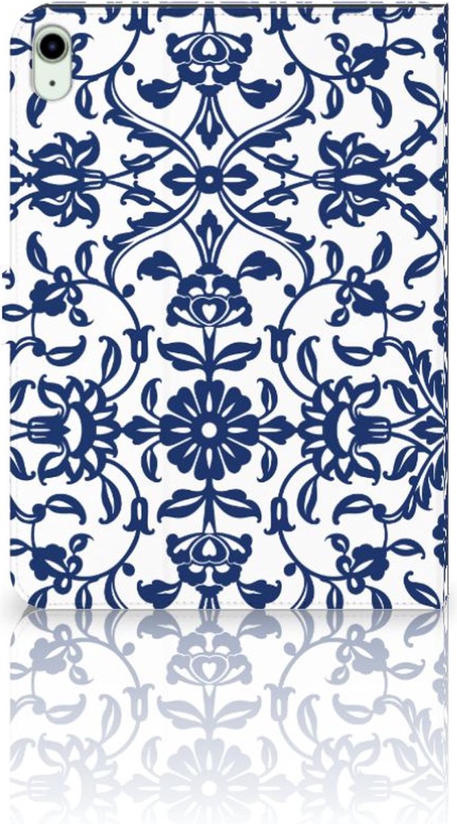 iPad Air (2020/2022) 10.9 inch Tablet Cover Flower Blue