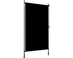 vidaXL - Rolgordijn - voor - buiten - 120x270 - cm - antraciet