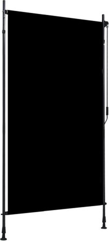 Store enrouleur vidaXL - Anthracite - 120 x 270 cm - Protection solaire résistante aux UV - Store enrouleur - Rideau d'extérieur - Brise-vue - Couverture de terrasse