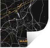 Stickers muraux - Or - Allemagne - Carte - Or - Plan de la ville - Carte - Marne - 80x80 cm - Feuille adhésive
