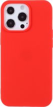 Peachy Slim TPU hoesje voor iPhone 13 Pro Max - rood