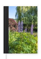 Notitieboek - Schrijfboek - Tuin met kleurrijke kleuren in de Franse tuin van Monet in Europa - Notitieboekje klein - A5 formaat - Schrijfblok