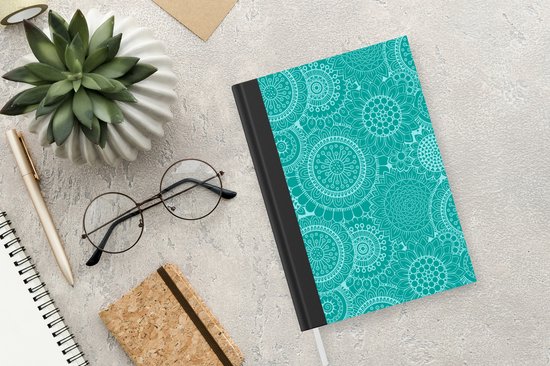 Notitieboek Quantore A6 spiraal lijn 192blz 80gr zwart