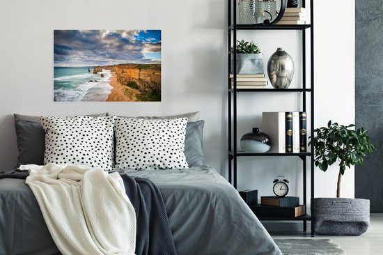 Poster Les douze apôtres 90x60 cm - Tirage photo sur Poster (décoration murale salon / chambre)