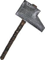 Halloween - Kunststof horror decoratie hamer 53 cm - Halloween decoratie/verkleed accessoires