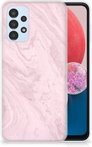 Smartphone hoesje Geschikt voor Samsung Galaxy A13 4G Leuk Hoesje Marble Pink