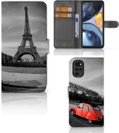 Wallet Book Case Motorola Moto G22 Hoesje Eiffeltoren