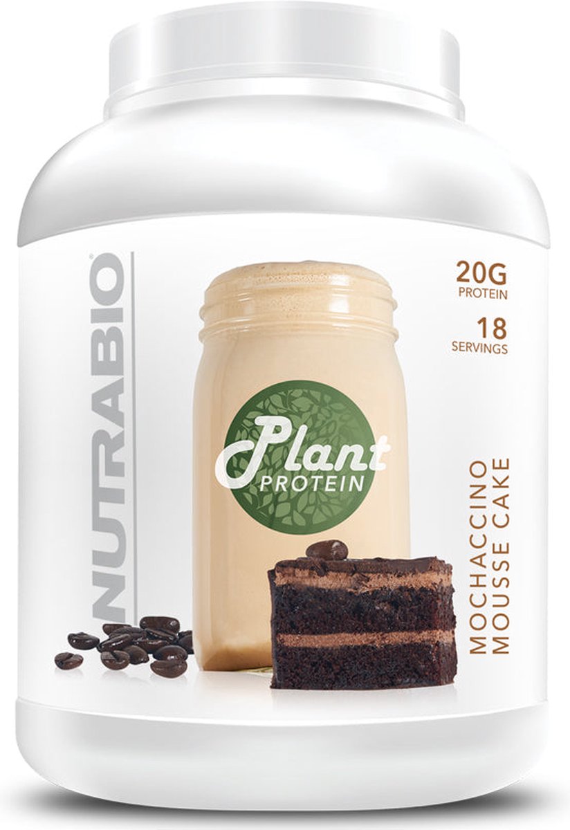 NutraBio Plant Protein - Mochaccino Cake - 500 gr