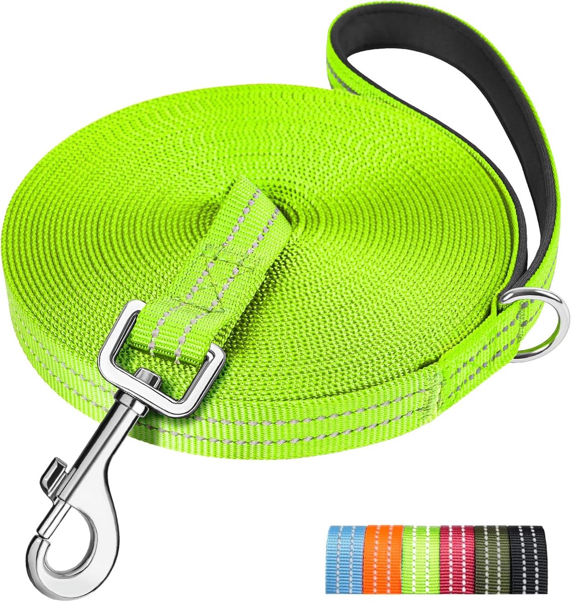 SnelShoppen - X XBEN Hond Recall Leash - 10 Meter Lange Hondenlijn - Veilig en Duurzaam Nylon - Perfect voor Training, Wandelen, en Buitenactiviteiten