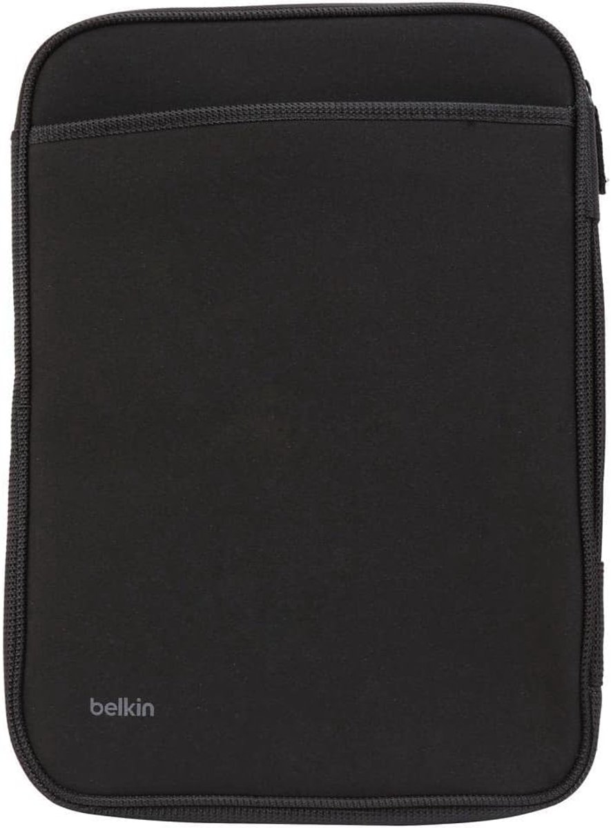 Thijox - 14 Inch Laptop Sleeve - Zwart Effen Neopreen met Fleece Interieur - Nauwsluitende Mouw met Handvat voor Bescherming en Transport