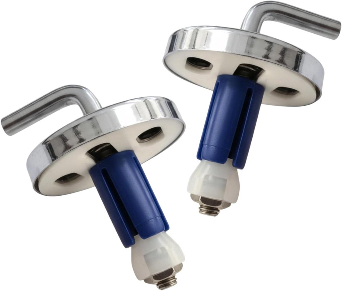 Toiletbril Scharnieren - Bevestigingsset - Toilet Reparatie - Bovenmontage - 7 x 7 x 2.5 cm - Roestvrij Staal
