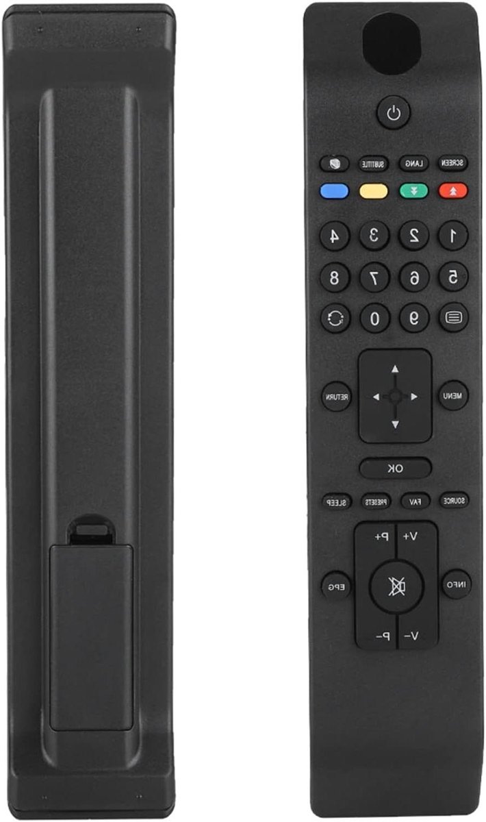TV Afstandsbediening - Universele Controller - TV Bediening - Eenvoudige Installatie - 23.98 cm - Zwart