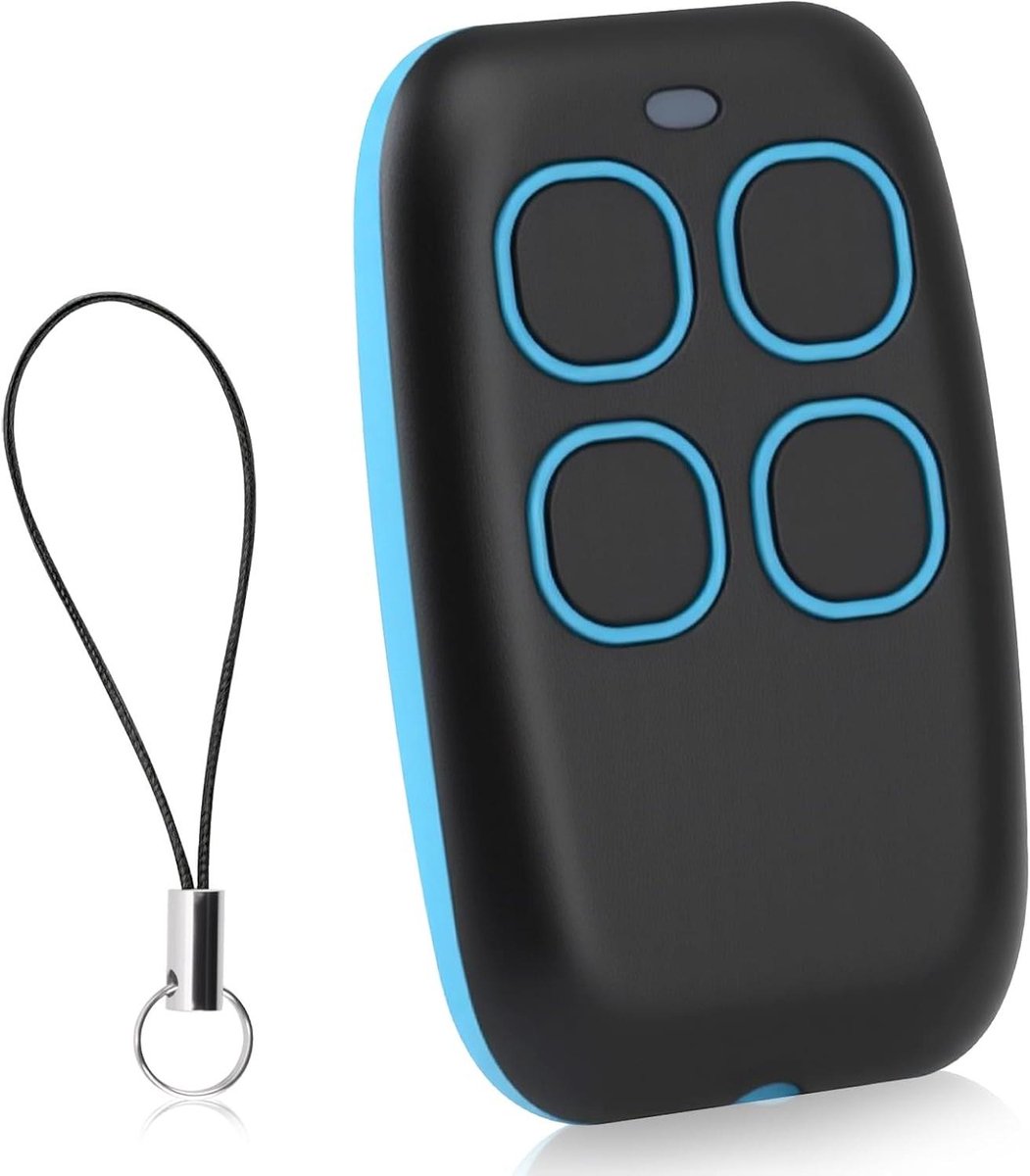 Universele Afstandsbediening - Poort Garage - Automatisering Bediening - 4-in-1 Functie - 280-868 MHz - Blauw