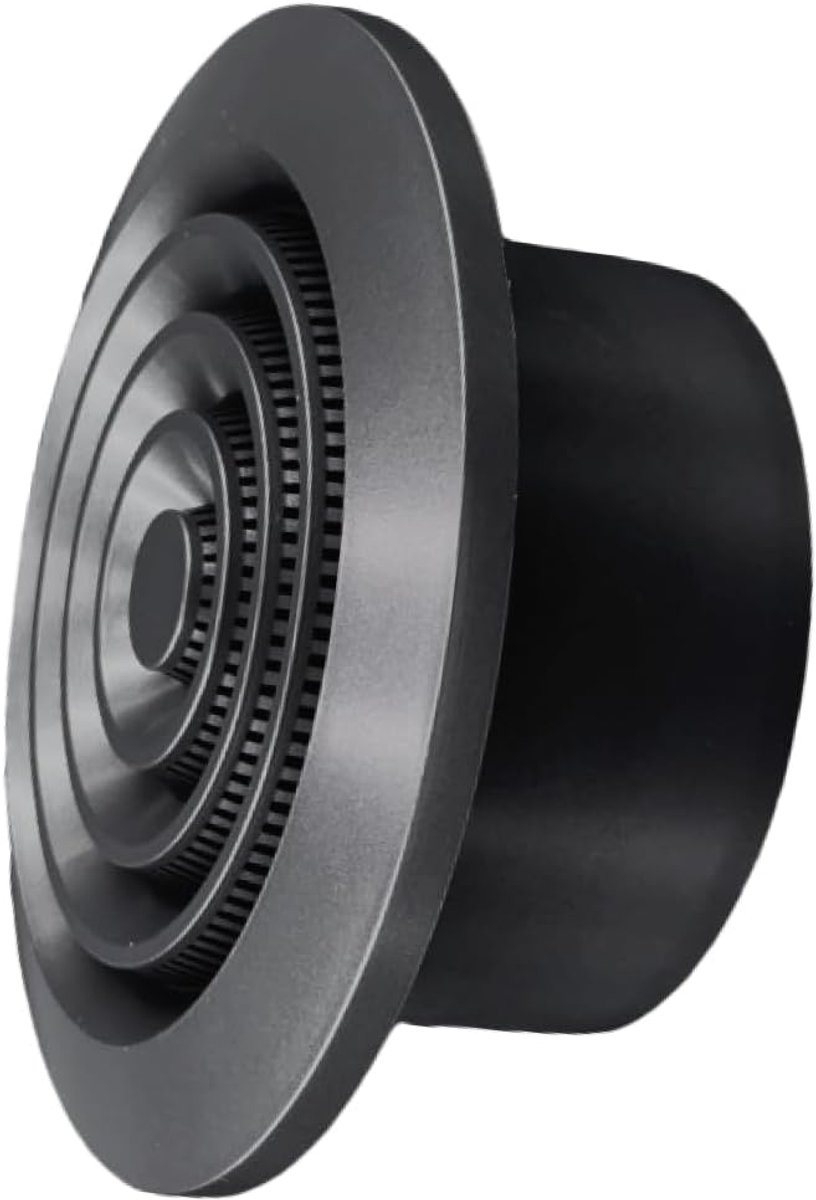 Rond Ventilatierooster 100 mm met Insectenbescherming - Kunststof en Weerbestendig