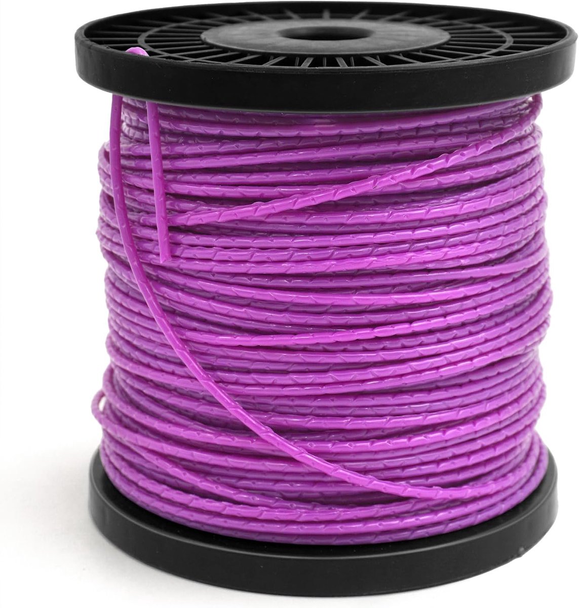 SnelShoppen - Nylon Trimmerlijn met Indentatie 2.4mm 86m - Tuingereedschap, Vervangingslijn, Grastrimmer Draad voor Tuinonderhoud, Hoogwaardige Nylon,