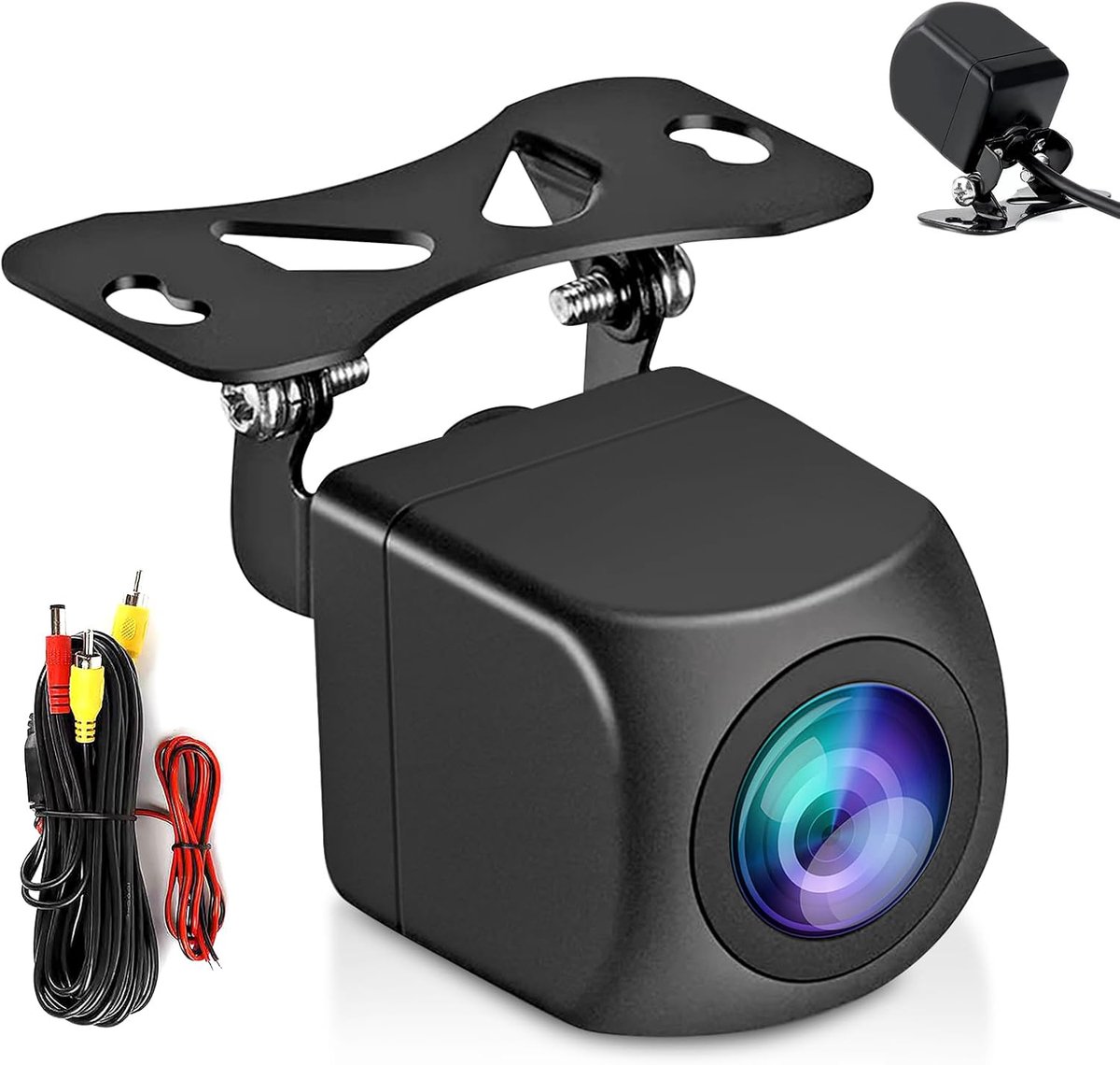 SnelShoppen - AHD 720p Achteruitrijcamera - 360° Instelbare Universele Auto Camera - HD Beeldkwaliteit voor Auto's, SUV's, Campers en Vrachtwagens
