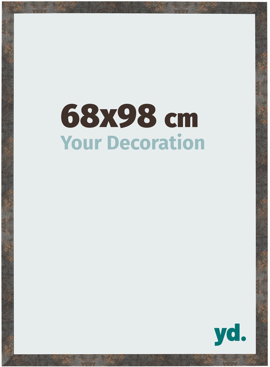 yd. Your Decoration - Fotolijst 68x98 cm - MDF - Geoxideerd Metaal - Bologna