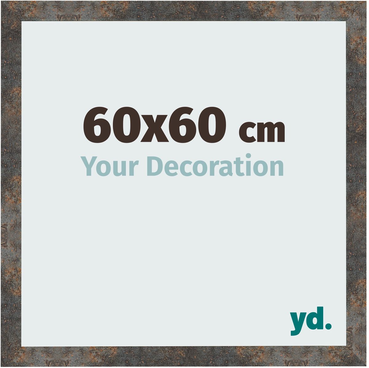 yd. Your Decoration - Fotolijst 60x60 cm - MDF - Geoxideerd Metaal - Bologna