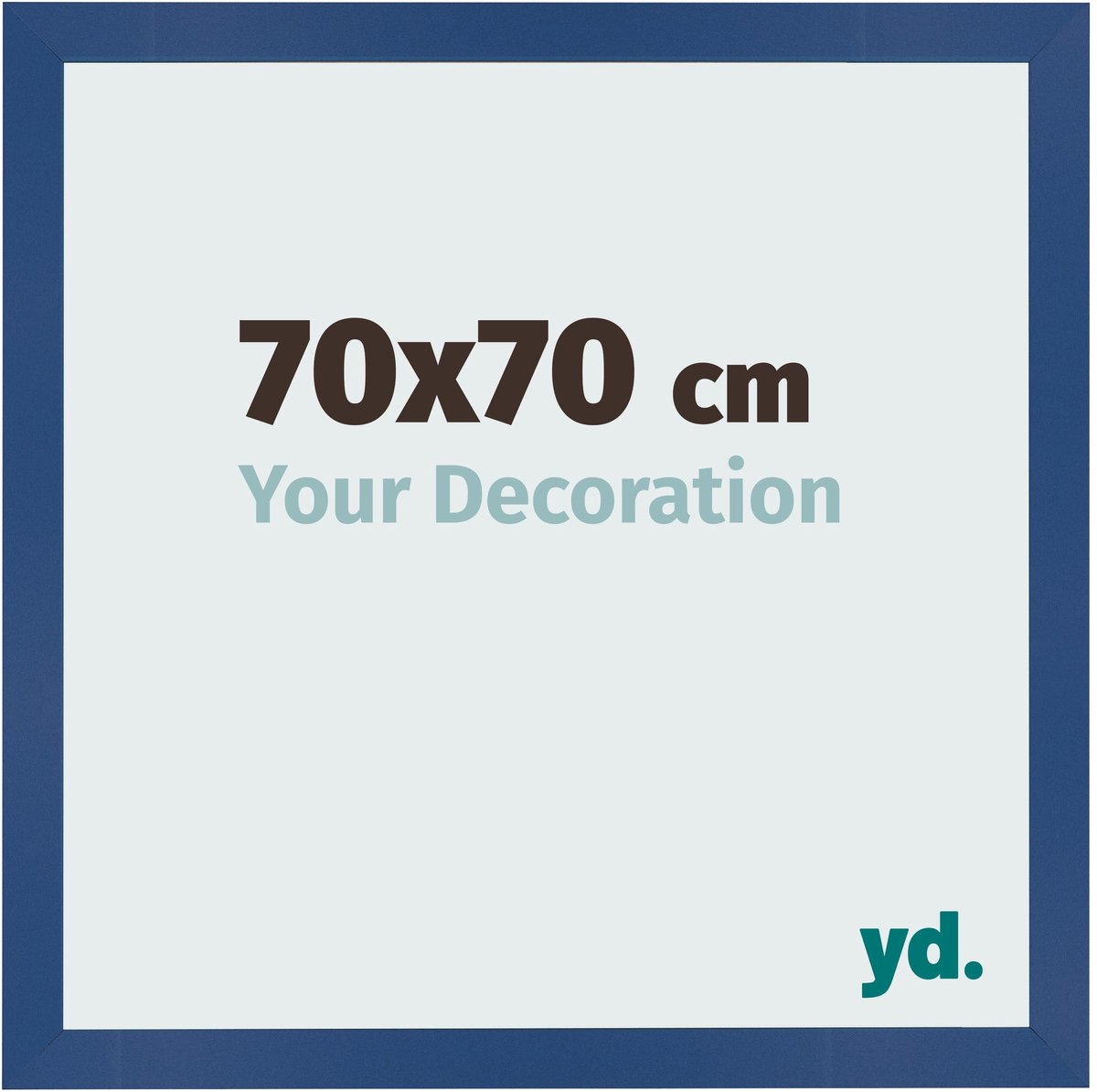 Your Decoration - Fotolijst 70x70 cm - MDF - Donkerblauw - Bologna