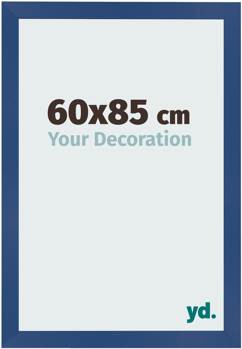Your Decoration - Fotolijst 60x85 cm - MDF - Donkerblauw - Bologna