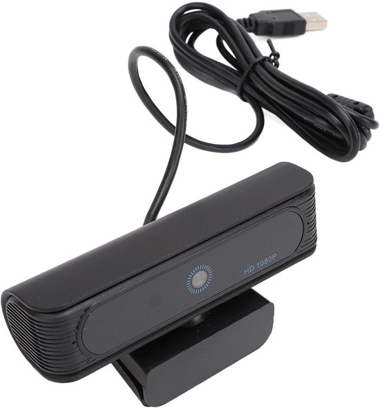 SnelShoppen - HD 1080p Webcam voor PC - IR Gezichtsherkenning, Breedhoek USB Webcam voor Computer, Ideaal voor Video Calls en Streaming
