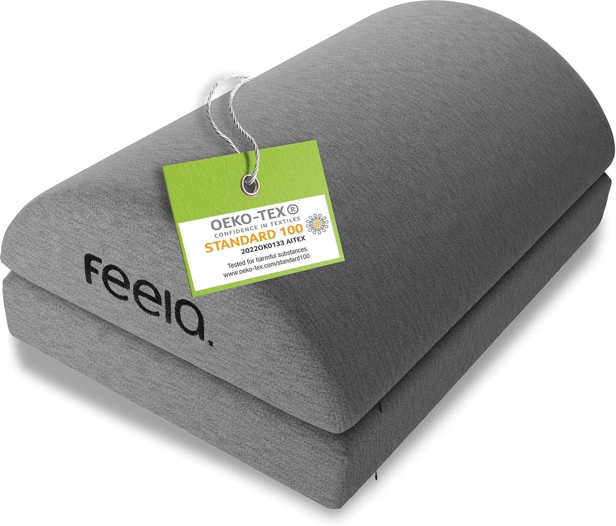 SnelShoppen - Ergonomische Voetensteun - Hoogte Verstelbare Footrest met Premium Schuimkern, Antislip, Comfortabele Voetsteun voor Kantoor en Thuis (D