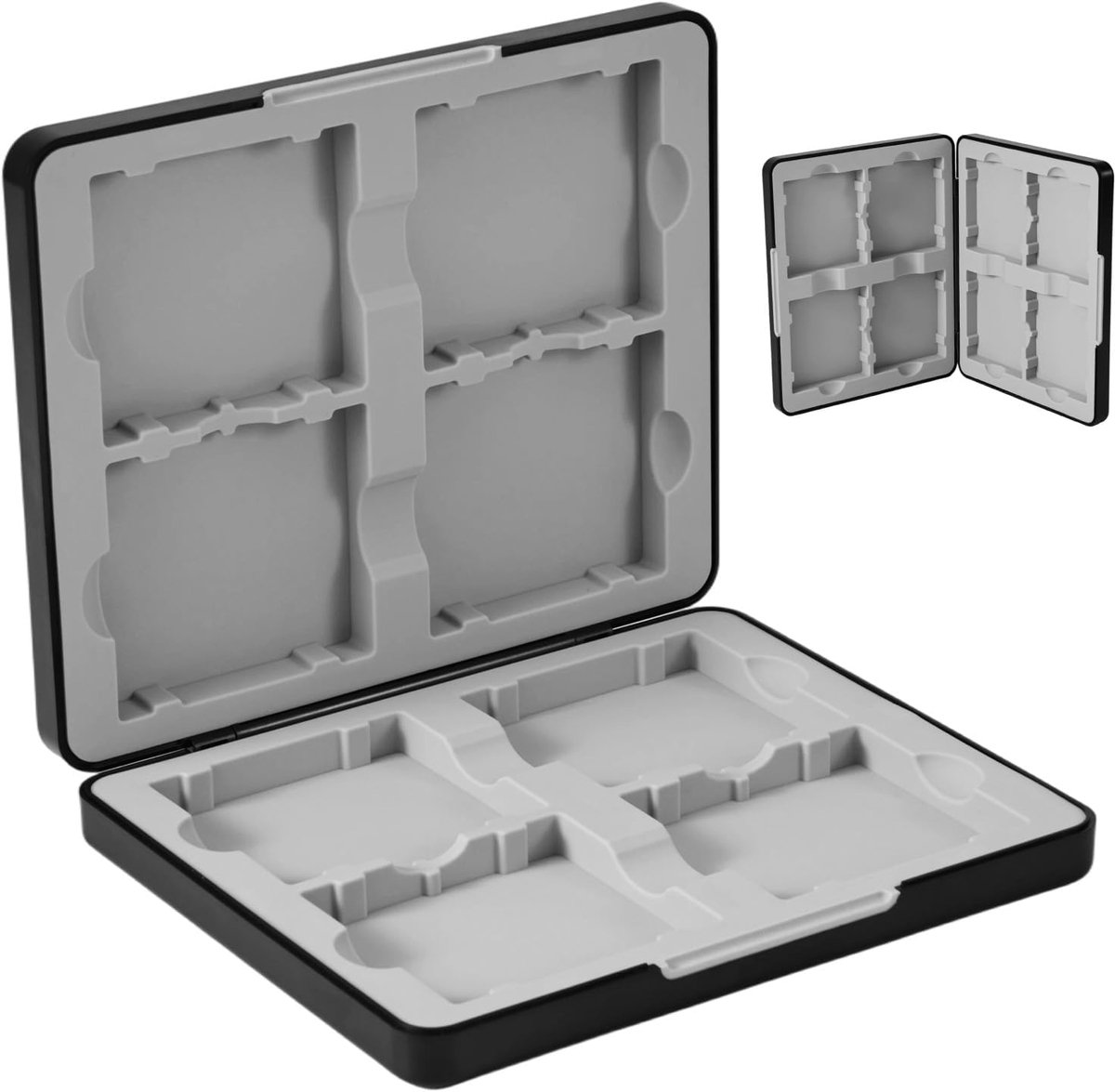 SnelShoppen - Opbergdoos voor Gameboy GB GBC Spelcartridges, Magnetische Sluiting, Siliconen Box voor 16 Spelcartridges, Duurzaam ABS Materiaal, Perfe