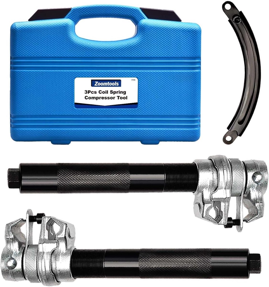 SnelShoppen - 2-Piece Universele Auto Veer Tensioner Set, Schokdemper Gereedschap tot 1.2T, Dubbele Beveiliging, Verstelbare Beschermkap
