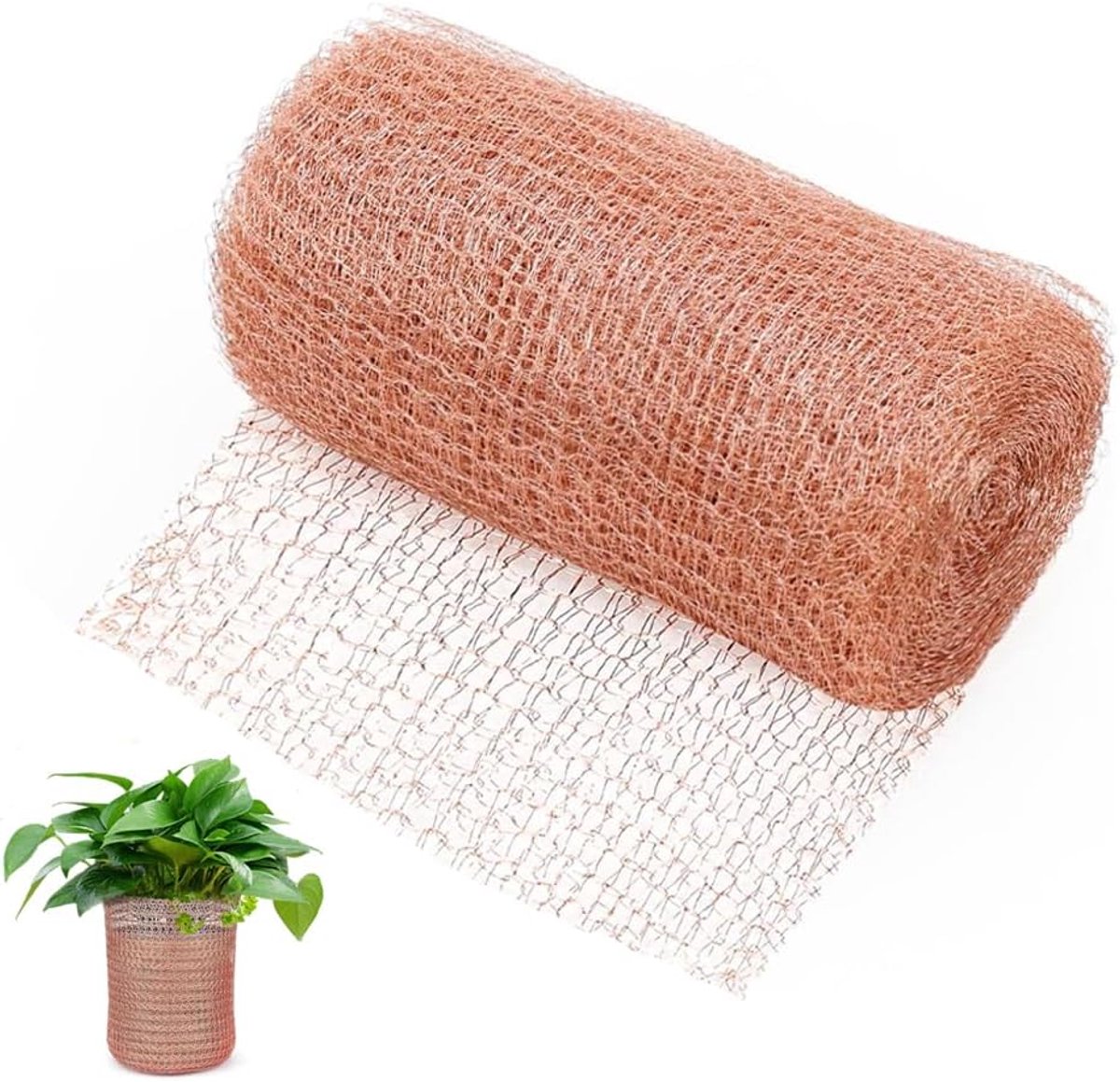 SnelShoppen - 5 inch x 6 m Koper Strips Anti Slak Fence Koper Gaas Tuin Bescherming tegen Slakken en Muizen voor Groentetuin en Planten