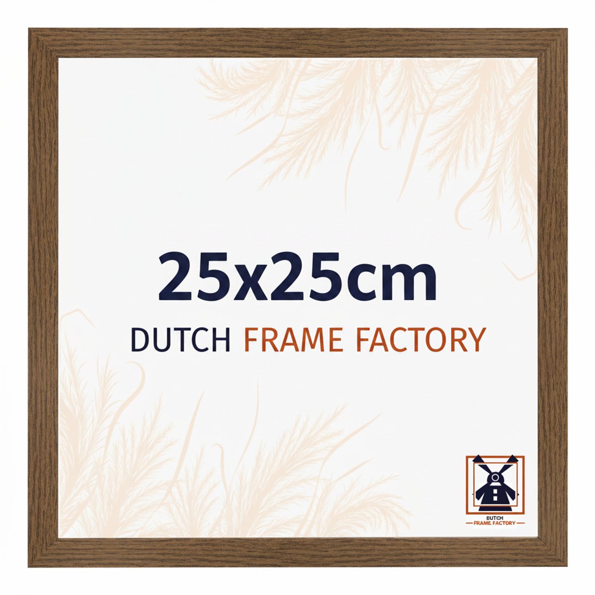 Fotolijst 25x25 cm - MDF - Eiken Rustiek - Benno
