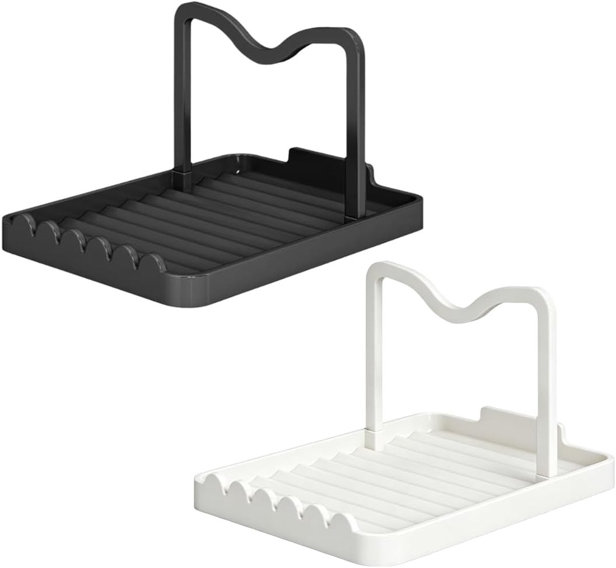 SnelShoppen - 2 Stuks Potdekselhouders - Klapdeksel-Organizer voor Deksels 16-34 cm - Duurzaam en Waterdicht Keukengereihouder - Voorkom Waterdruppels