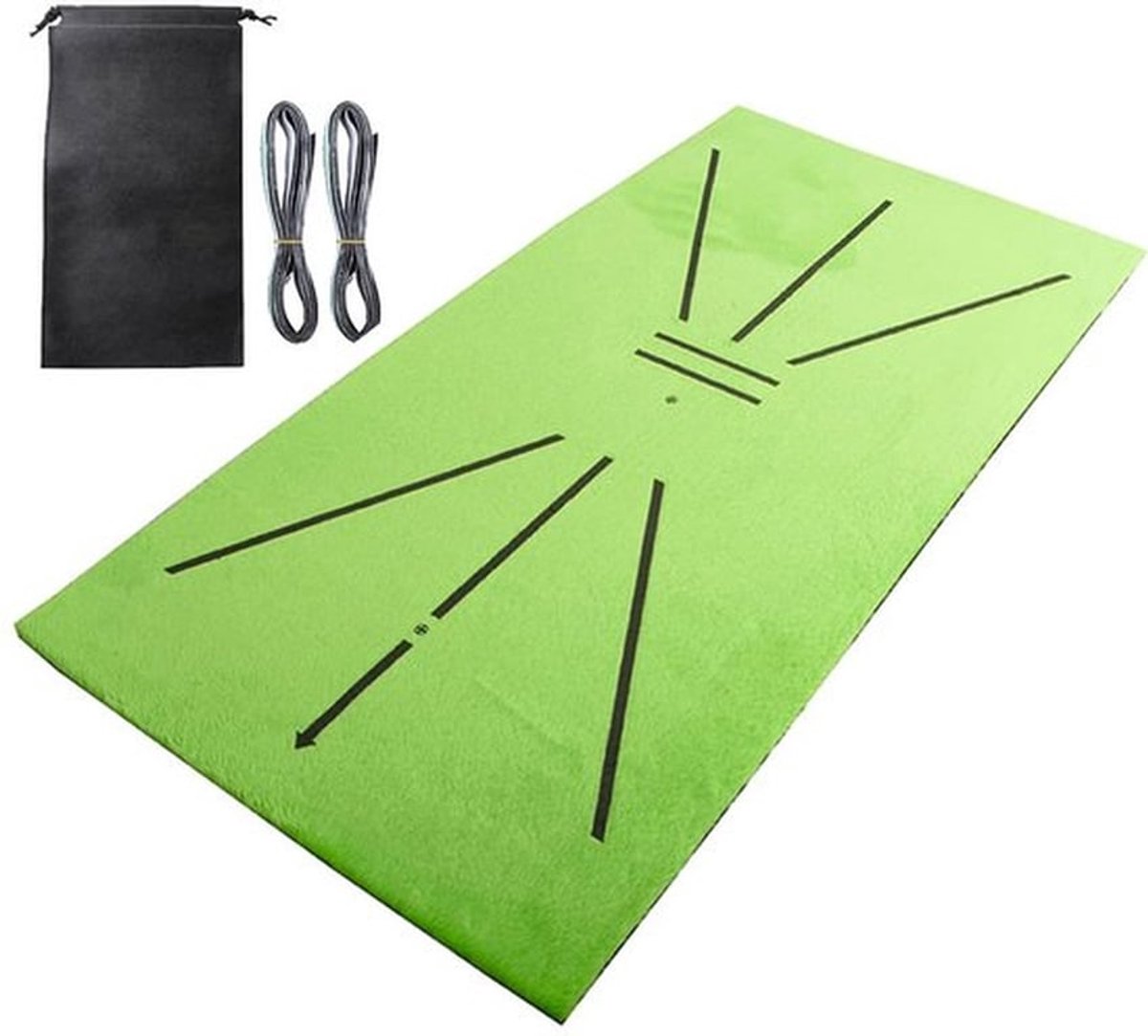 Draagbare Mini Golf Trainingsmat voor Swingdetectie, Golf Trainingshulpmiddel voor Thuis, Kantoor, Buiten, 30,5 x 61 cm