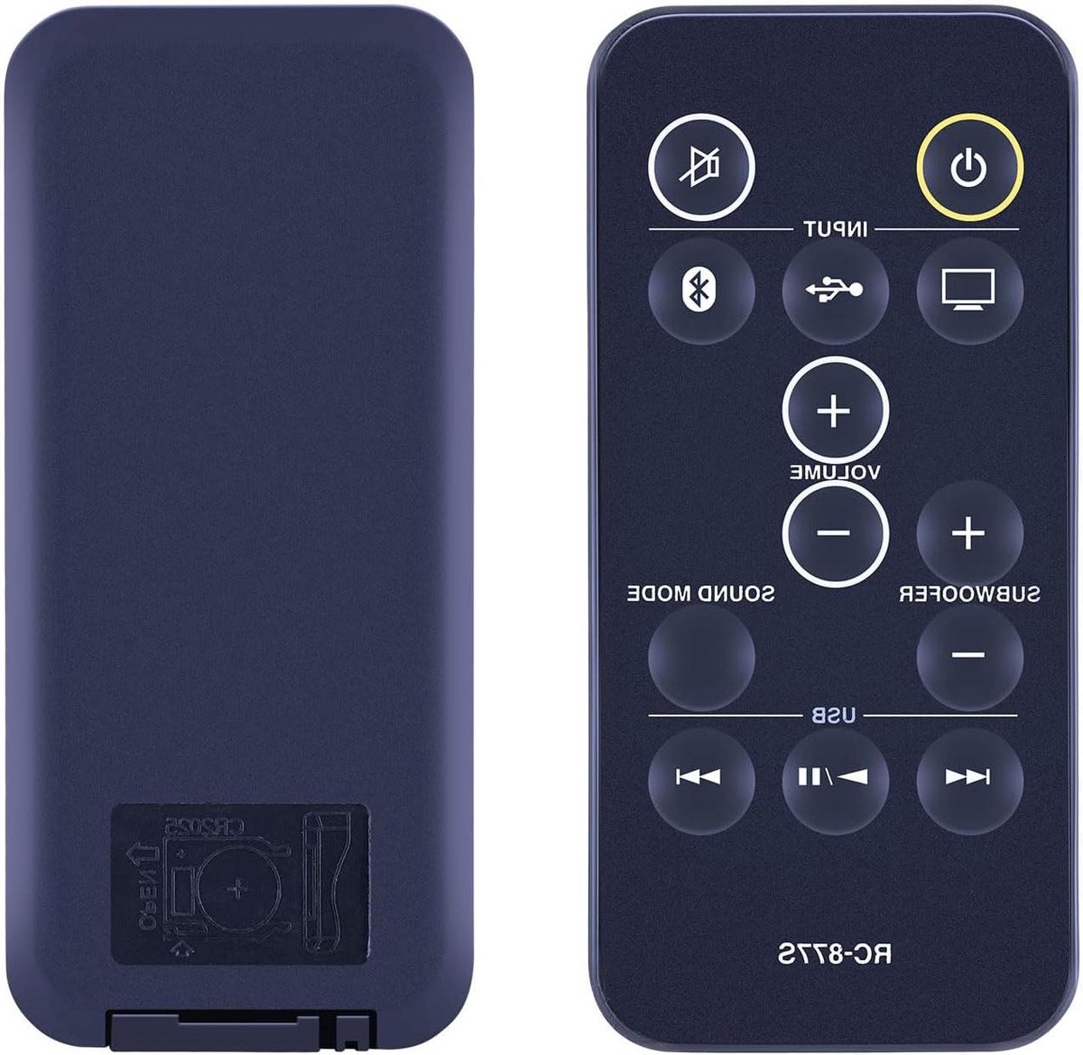 Vervangende Afstandsbediening - Universele Controller - TV Bediening - Directe Werking - 10 Meter Bereik - Zwart