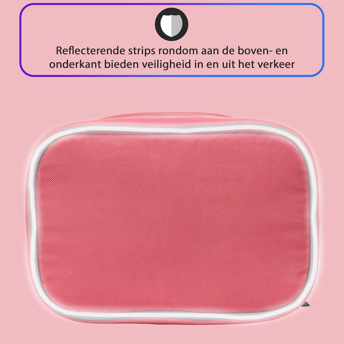 SnelShoppen - Fiets Handlebar Bag voor Kinderen - Ella Eenhoorn Fietstas met Reflectoren | Verwijderbare Deksel, Veilig Klittenband Bevestiging, Inclu