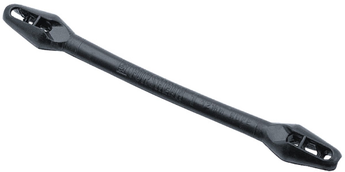 Seilflechter - Rubberen Veerklem / Schokdemper - Voor Touwen Ø 6-12 mm - 39cm - Zwart - Maat: Default