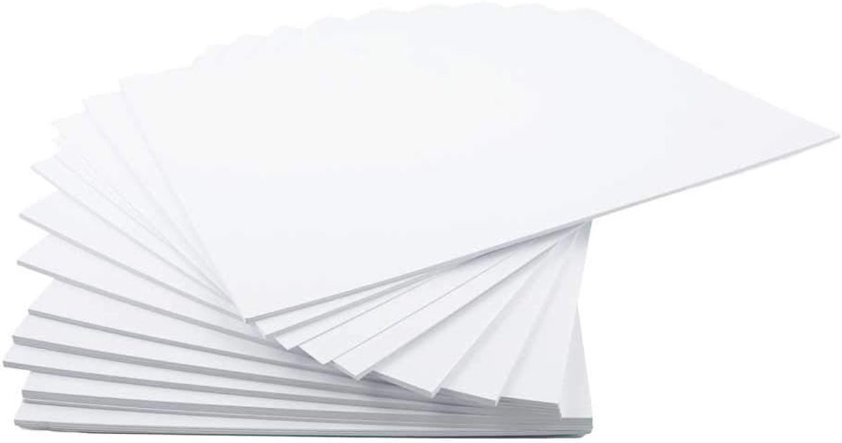 Thijox - A5 250 gsm Wit Kaartpapier - 100 Vellen - Perfect voor Knutselen, Printen, Kaarten en Creatieve Projecten