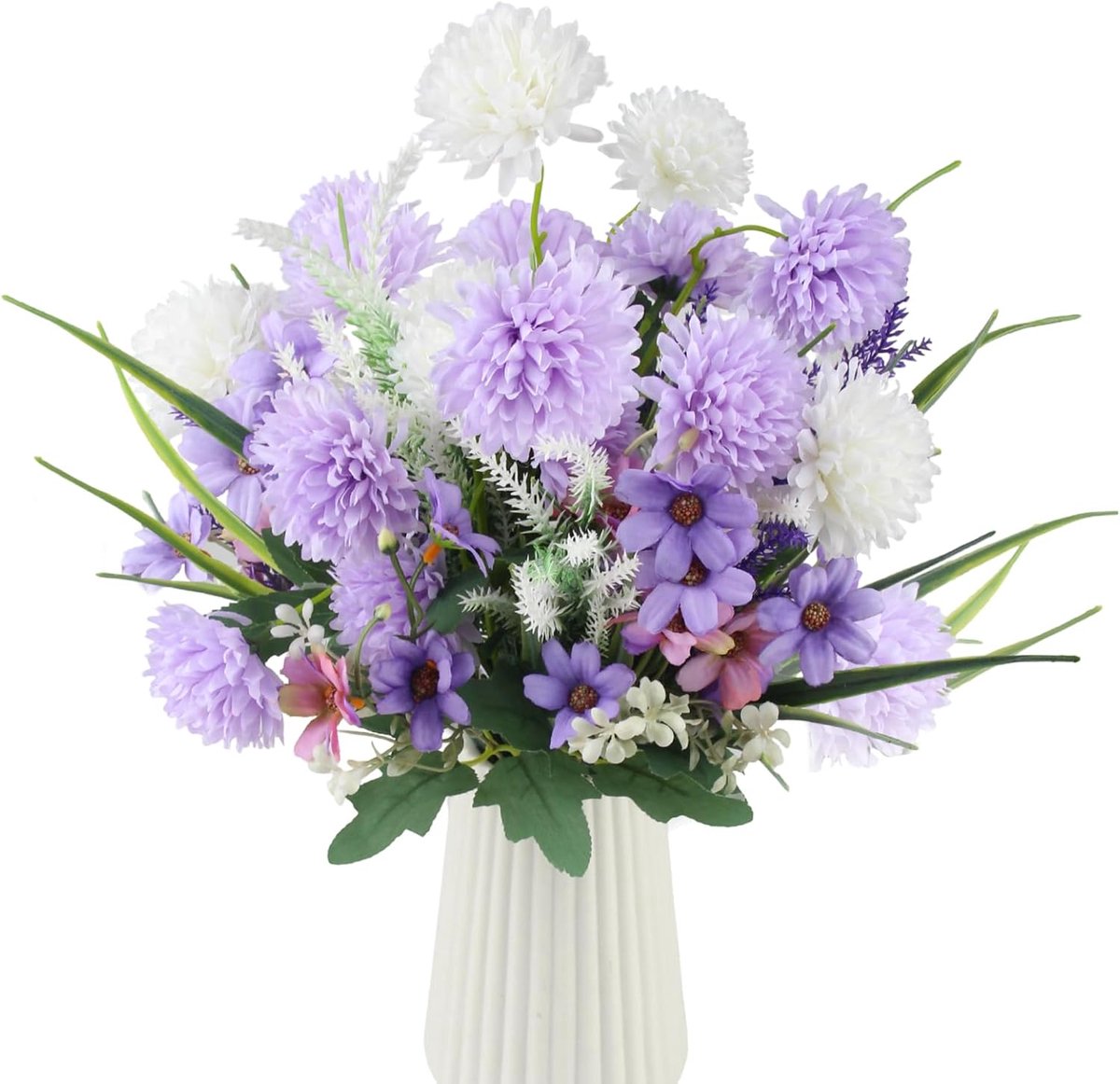 SnelShoppen - Kunstbloemen voor Buiten en Binnen - Realistische Kunstplanten voor Eettafel, Woonkamer, Bureau - Decoratieve Bloemen Boeket - Onderhoud