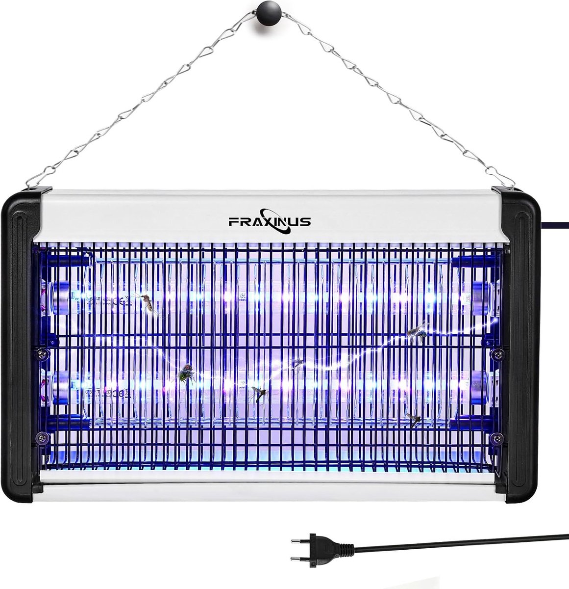 SnelShoppen - Elektrische Insectenverdelger LED - Vliegenval, Muggenlamp, Chemisch Vrij, 3500V Spanningsrooster - Perfect tegen Vliegen, Motten, Mugge