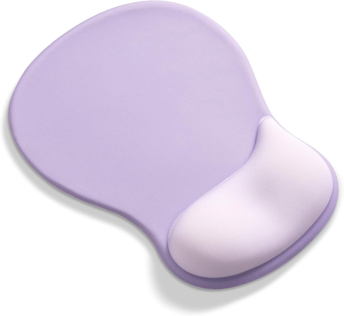 SnelShoppen - Ergonomische Gel Pad Muismat met Polssteun Paars - Comfortabel voor Thuis en Kantoor - Geschikt voor Gaming en Werk