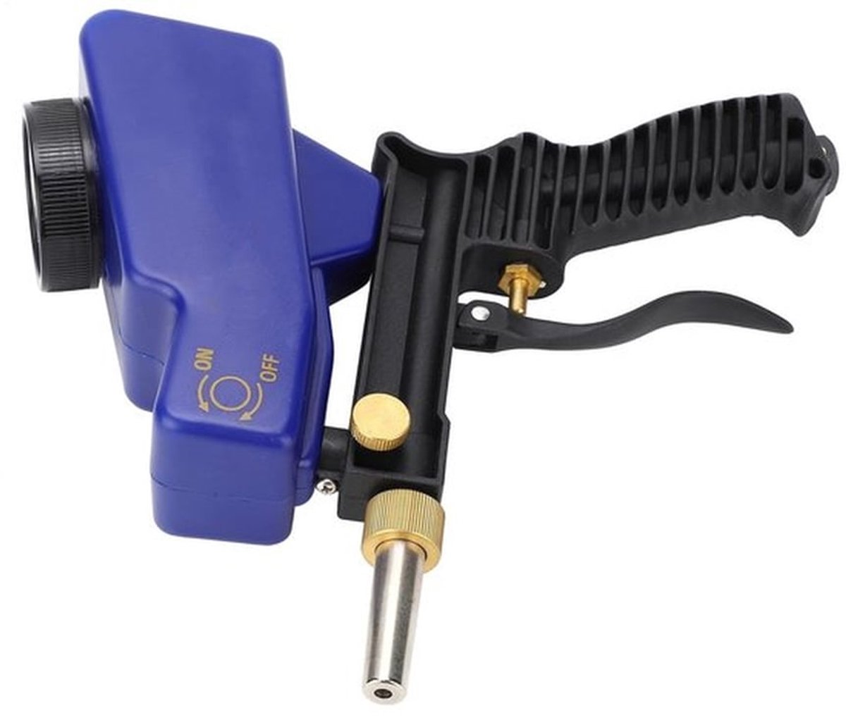 Zandstraalpistool, luchtstraalspuit, 70-150 PSI, 6000 tpm, zwaartekrachtzandstraalpistool, luchtstraalspuit, handgereedschap, 70-150 PSI, 6000 tpm