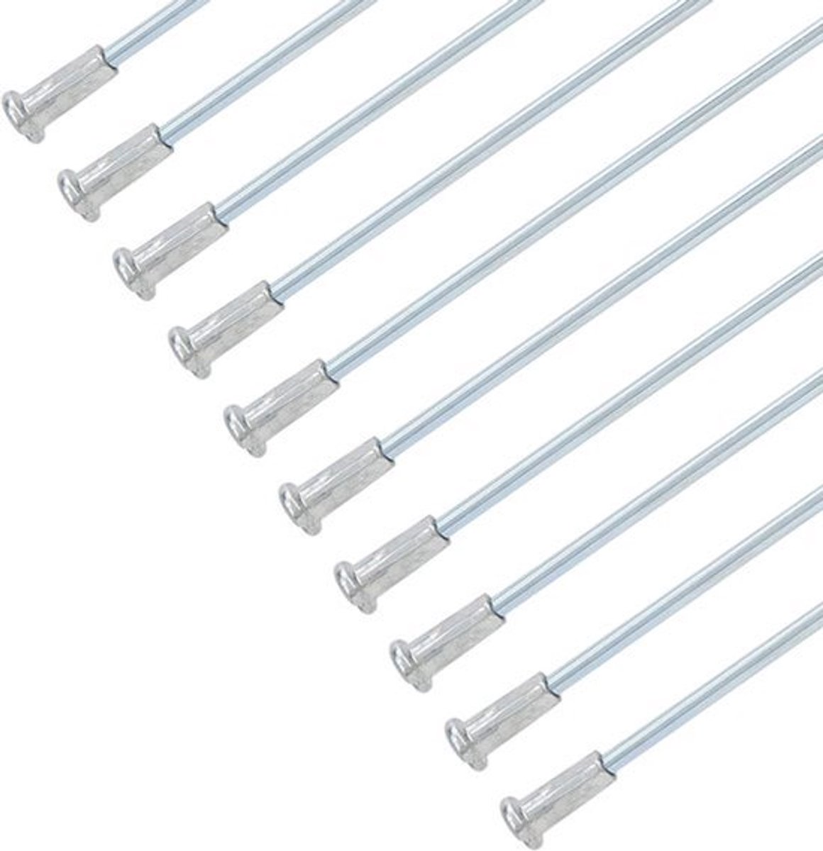 10 stuks 2.2mm fiets spaken van roestvrij staal 13G duurzame spaken voor fiets driewieler wiel accessoires (220MM)