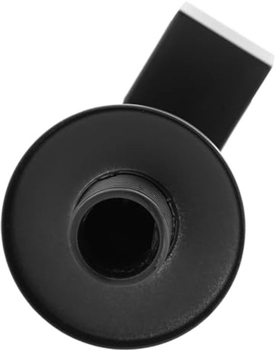 Faucet G3/4 - Zwarte Messing Vierkante Waterkraan - Muurmontage voor Badkamer