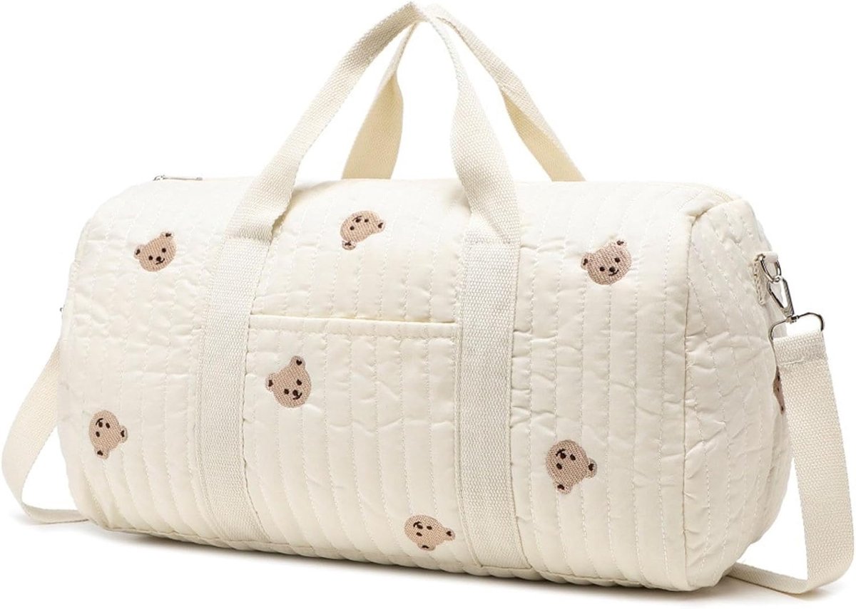 SnelShoppen - Grote Multifunctionele Luiertas, Schoudertas, Licht Gewatteerde Babyverzorgingstas, Ideaal voor Ziekenhuis en Weekend Reizen, Ruime Mate